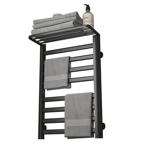 Giàn sấy khăn mặt khăn tắm màu đen Miken R395B