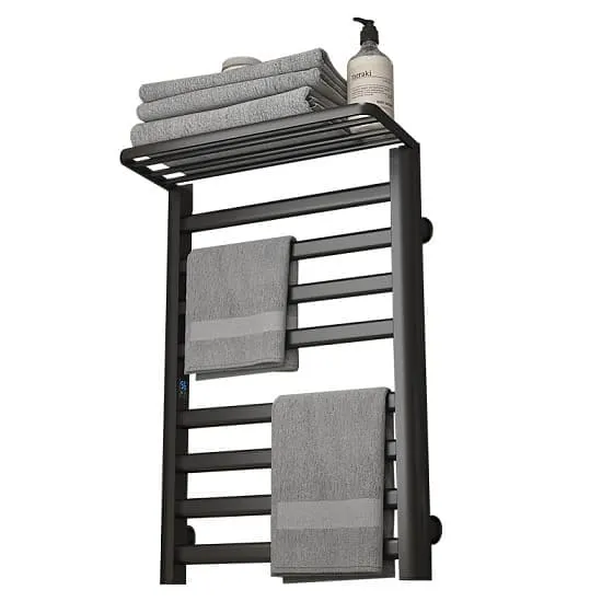 Giàn sấy khăn mặt khăn tắm màu đen Miken R395B