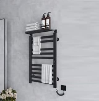 Giàn sấy khăn mặt khăn tắm màu đen Miken R396B