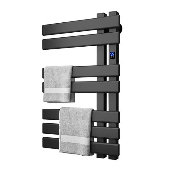 Giàn sấy khăn mặt khăn tắm màu đen Miken R530B