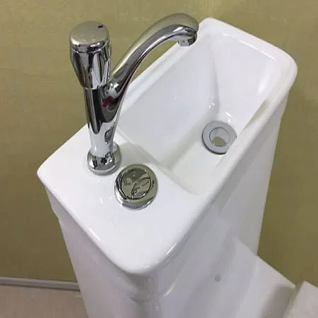 Bàn cầu 1 khối kèm chậu lavabo Miken MK-0882