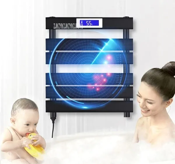 Giàn sấy khăn mặt khăn tắm màu đen Miken 750B