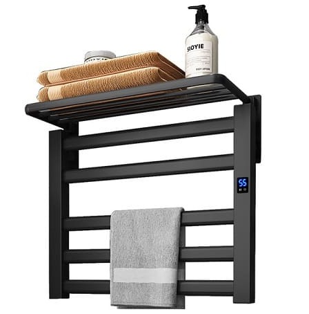 Giàn sấy khăn mặt khăn tắm màu đen Miken R330B