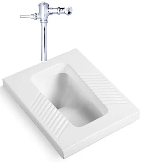 Van xả gạt tay cho bồn cầu, xí xổm Miken MKX-6015