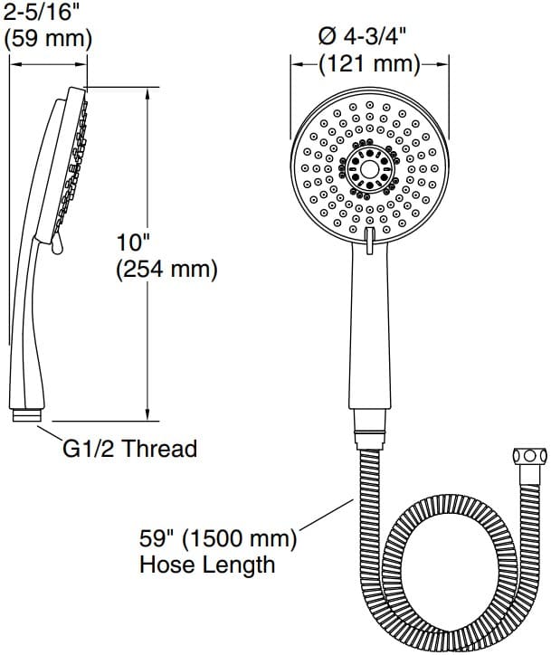 Bản vẽ bát sen 3 chức năng Kallista P21660-00-CP