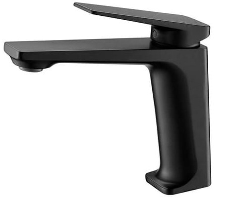 Vòi Chậu Lavabo Nóng Lạnh Màu Đen Miken MK-8020B