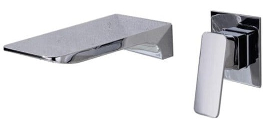 Vòi Chậu Lavabo Âm Tường Màu Chrome Miken MKV-600004