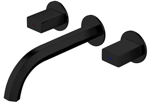 Vòi Chậu Lavabo Âm Tường Màu Đen Miken MKV-600006B