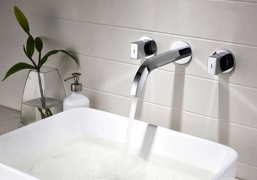 Vòi Chậu Lavabo Âm Tường Màu Chrome Miken MKV-600006