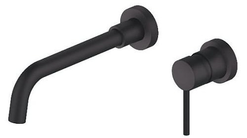 Vòi Chậu Lavabo Âm Tường Màu Đen Miken MKV-017