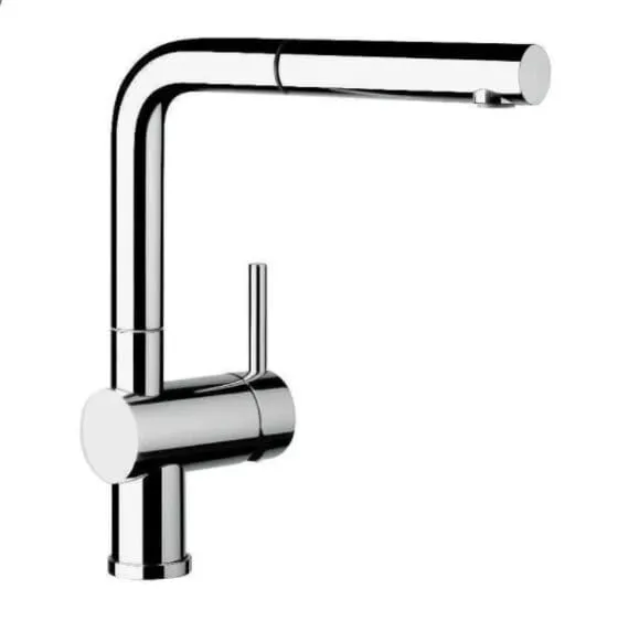 Vòi chậu rửa bát nóng lạnh dây rút Miken MK-2021
