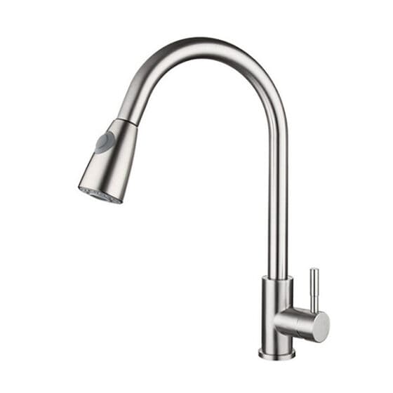 Vòi chậu rửa bát nóng lạnh dây rút Miken MK-2030