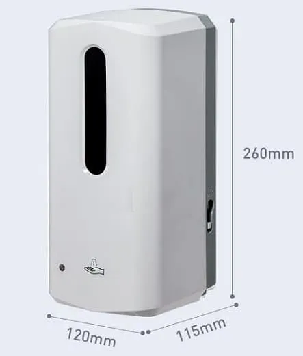 Bản vẽ kỹ thuật hộp xịt xà phòng tự động Miken MKH-B802