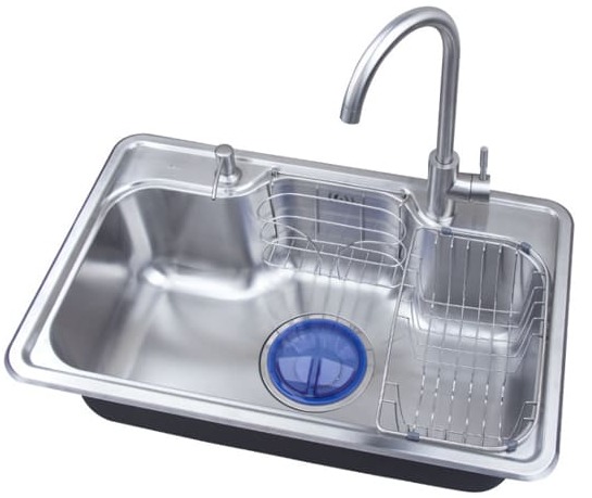 Chậu rửa bát 1 hố inox304 Miken MKRB-7548 