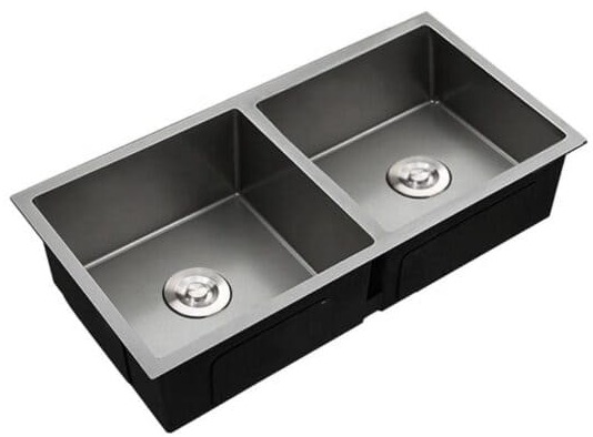 Chậu rửa bát 2 hố cân Handmade inox304 Miken MKRB-8345NC