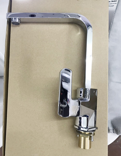 Vòi chậu rửa bát nóng lạnh màu Vòi chậu rửa bát nóng lạnh Miken MK-2022ghi Miken MK-0578GR