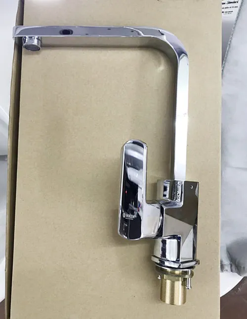 Vòi chậu rửa bát nóng lạnh màu Vòi chậu rửa bát nóng lạnh Miken MK-2022ghi Miken MK-0578GR