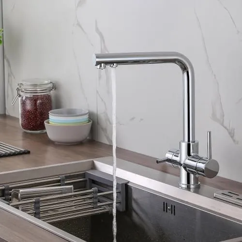 Vòi chậu rửa bát nóng lạnh kết hợp RO Miken MK-2034RO
