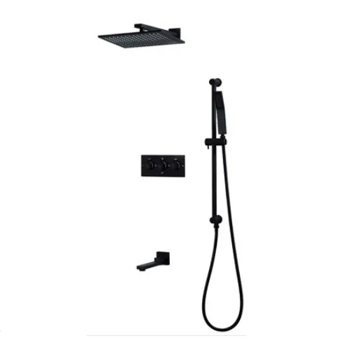 Sen tắm âm tường bát trần màu đen Miken HI05024I-1
