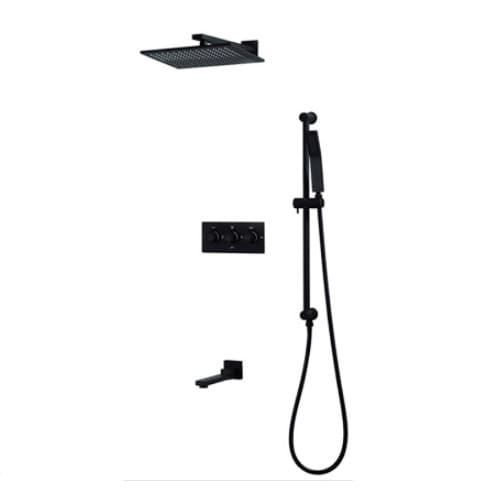 Sen tắm âm tường bát trần màu đen Miken HI05024I-2