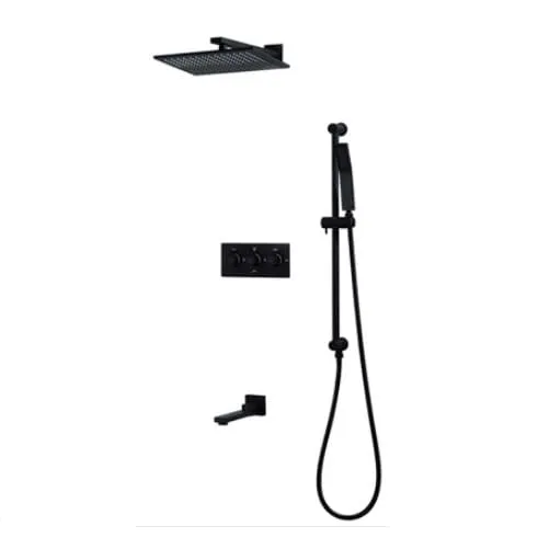 Sen tắm âm tường bát trần màu đen Miken HI05024I-2