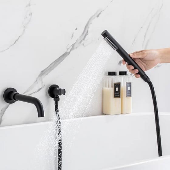 Sen bồn tắm ân tường màu đen Miken MKS-17019B