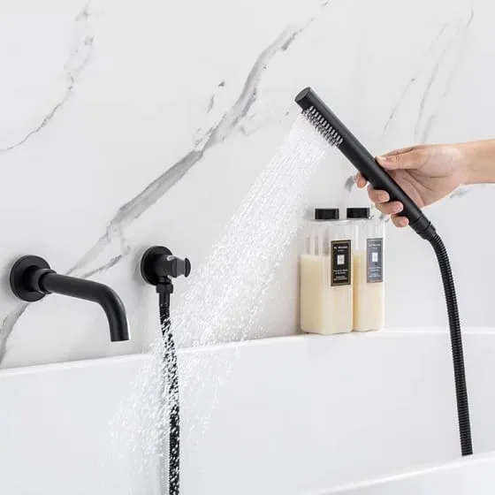 Sen bồn tắm ân tường màu đen Miken MKS-17019B