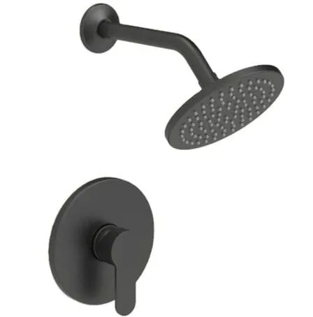 Sen tắm âm tường màu đen Miken MKS-6204B