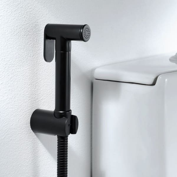 Vòi xịt vệ sinh màu đen Miken XB091