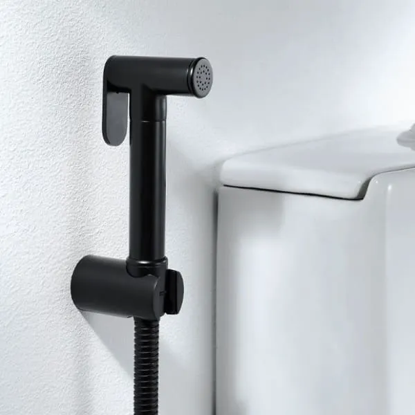 Vòi xịt vệ sinh màu đen Miken XB091