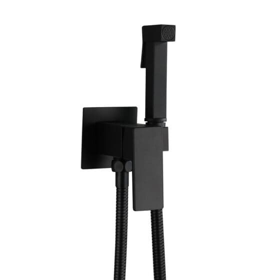 Vòi xịt vệ sinh nóng lạnh màu đen Miken F-7502B