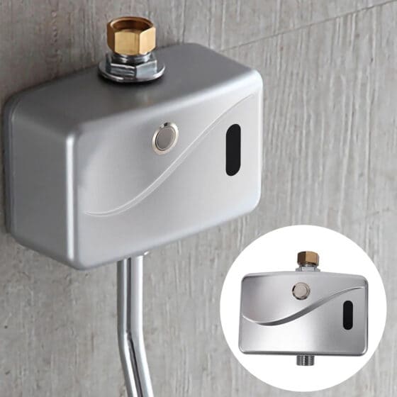 Van xả cảm ứng tiểu nam kết hợp nhấn tay Miken MKV-C4896P