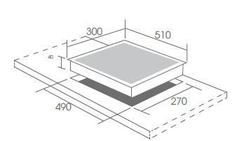 Bản vẽ kỹ thuật Bếp Điện Từ Canzy CZI-818