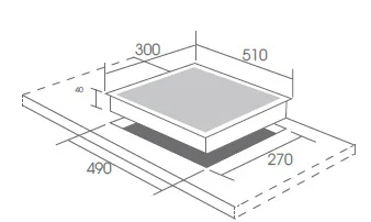 Bản vẽ kỹ thuật Bếp Điện Từ Canzy CZI-818