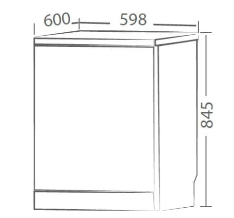 Bản vẽ kỹ thuật Máy Rửa Bát Canzy CZ-WDC0315B SMART