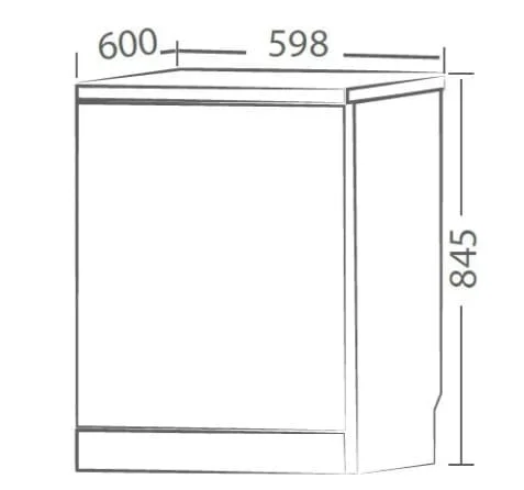 Bản vẽ kỹ thuật Máy Rửa Bát Canzy CZ-WDC0315B SMART