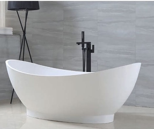 Bồn tắm đặt sàn đá nhân tạo nhập khẩu Clara CBT-135