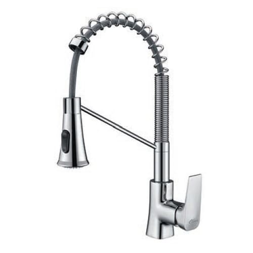 Vòi chậu rửa bát nóng lạnh dây rút Clara CF-80354C