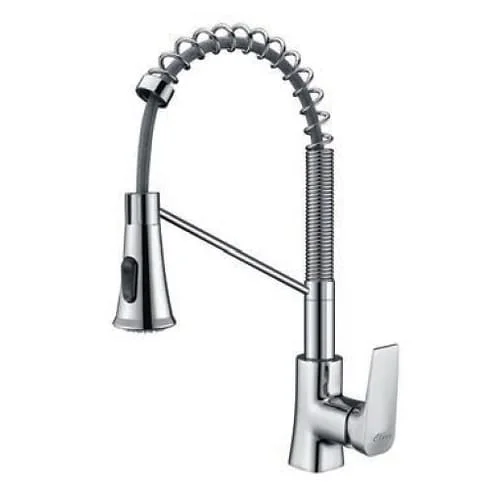 Vòi chậu rửa bát nóng lạnh dây rút Clara CF-80354C