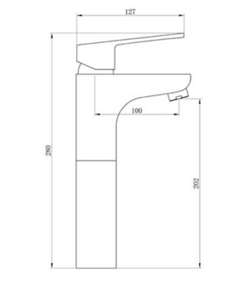 Bản vẽ kỹ thuật sen tắm nóng lạnh Clara CF-03352