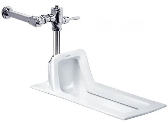 Bồn Cầu Xổm Caesar C1250 không kèm bộ xả
