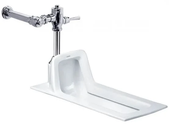 Bồn Cầu Xổm Caesar C1250 không kèm bộ xả