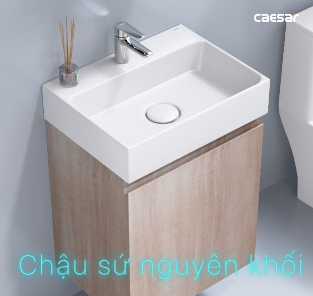 Tủ Treo Phòng Tắm Kèm chậu Caesar LF5259 + EH05259AW7V