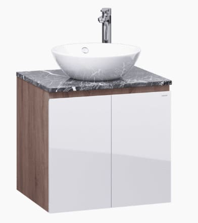 Tủ Treo Phòng Tắm Kèm chậu Caesar L5215 + EH46002AWV