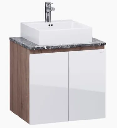 Tủ Treo Phòng Tắm Kèm chậu Caesar LF5261 + EH46001AWV