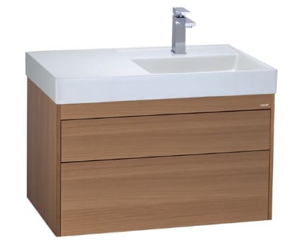 Tủ Treo Phòng Tắm Kèm chậu Caesar LF5384 + EH05384DWV