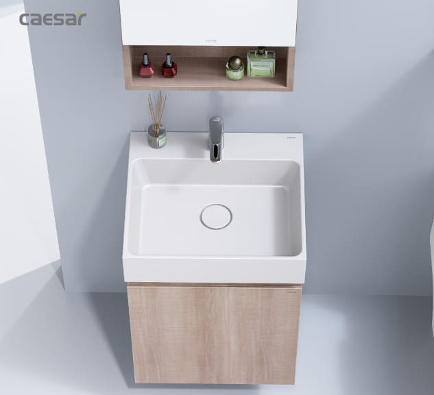 Tủ Treo Phòng Tắm Kèm chậu Caesar LF5253 + EH05253AW7V