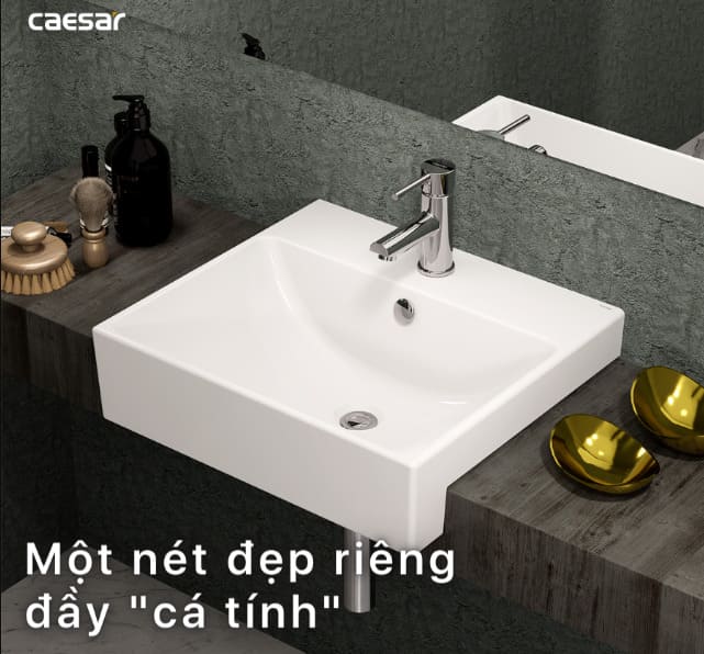 Chậu Rửa Lavabo dương Bàn Caesar LF5301