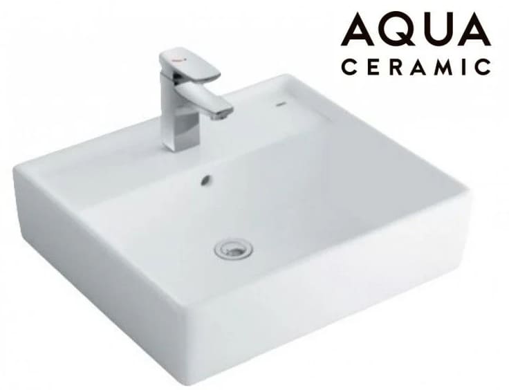 Chậu rửa mặt đặt bàn vuông Inax AL-293VEC