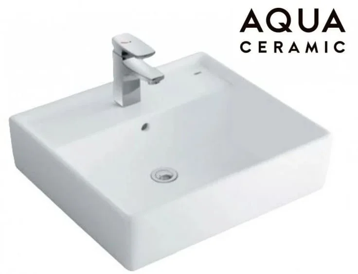 Chậu rửa mặt đặt bàn vuông Inax AL-293VEC